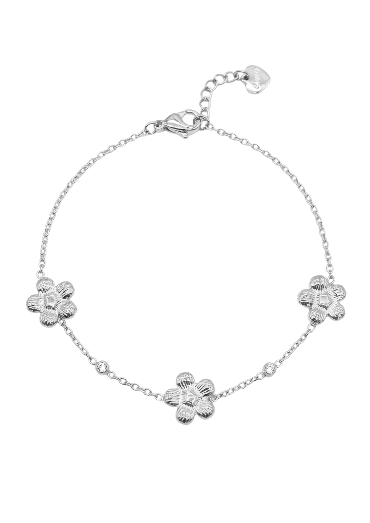 Bracelet Fleurs et Strass