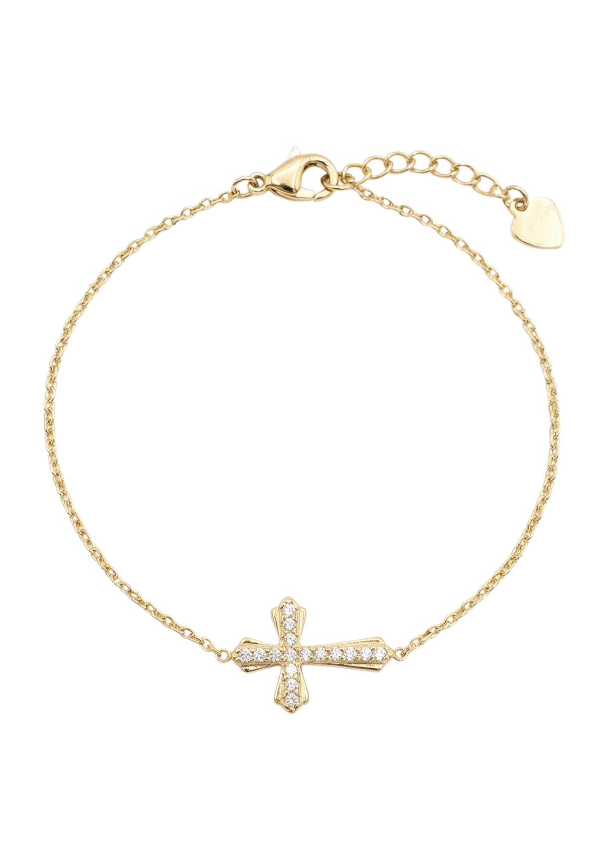 Bracelet Croix avec Strass