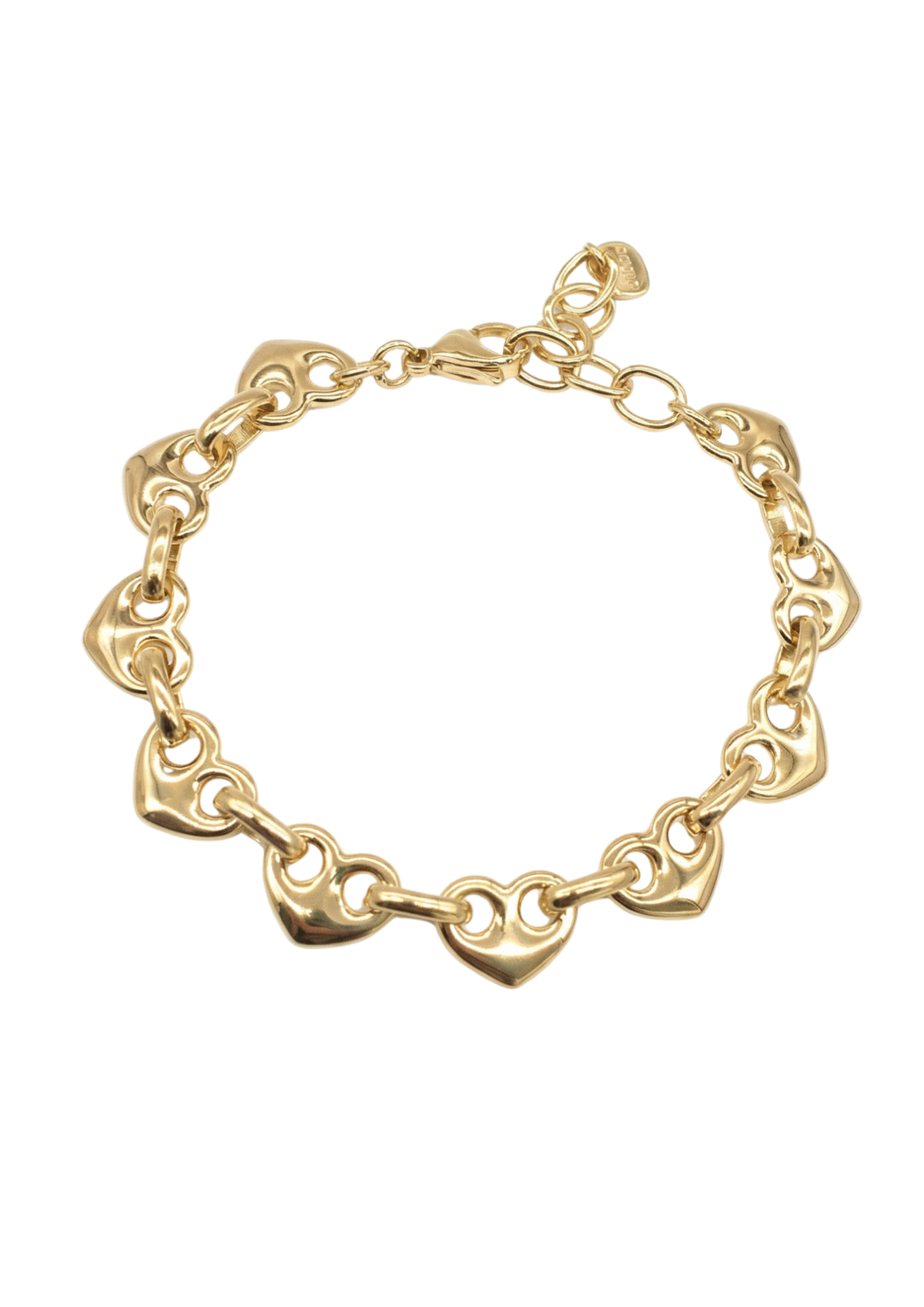 Bracelet Maille Cœurs