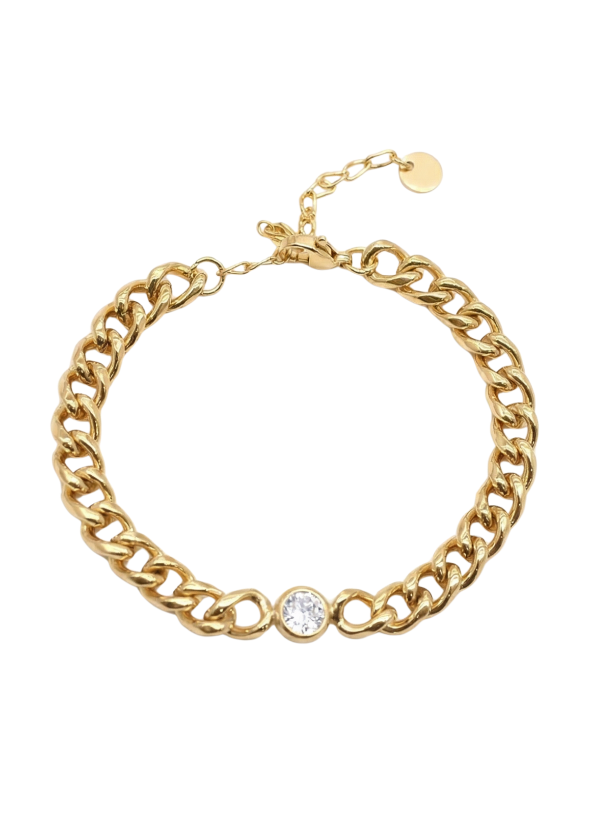 Gourmette avec Strass