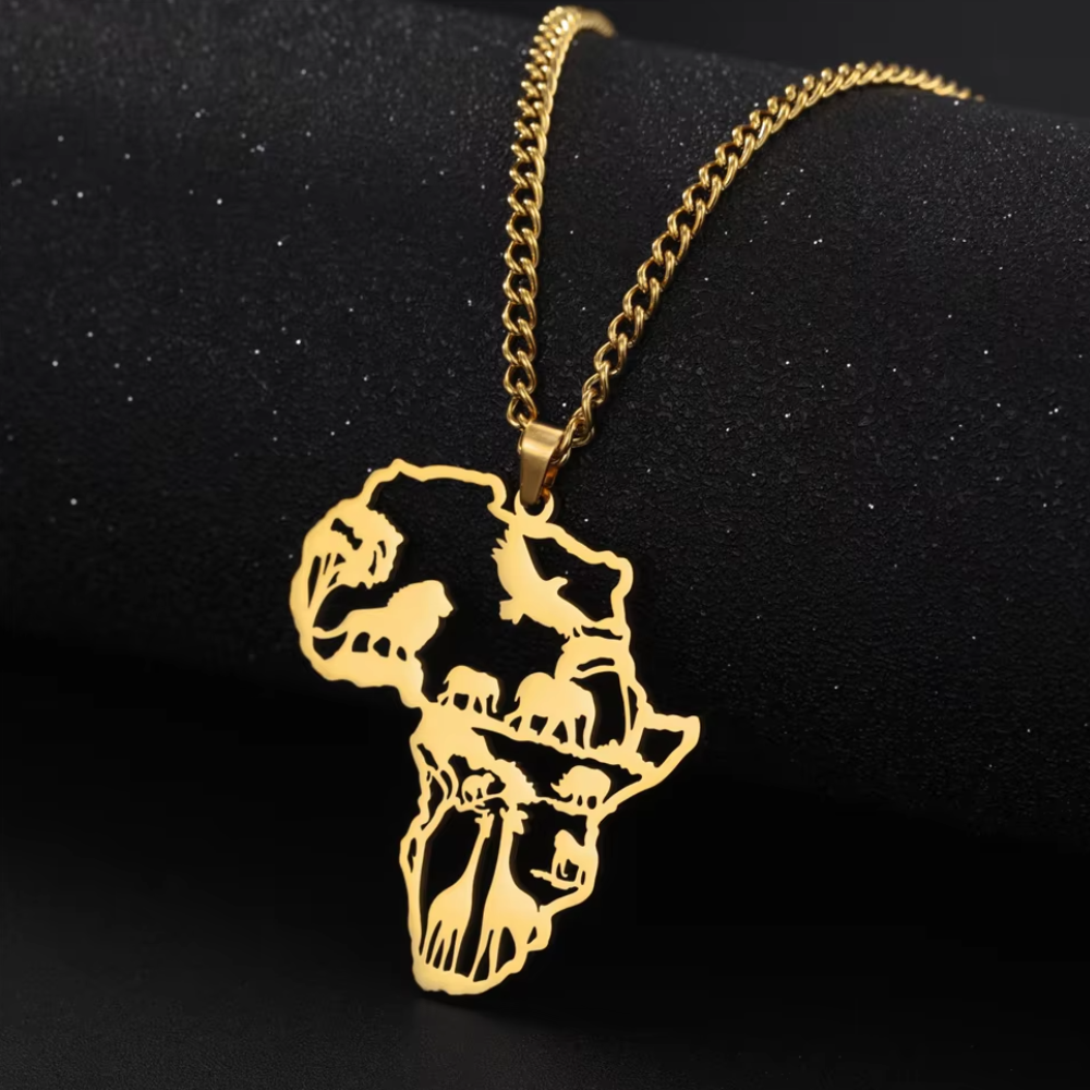 Collier Afrique Or