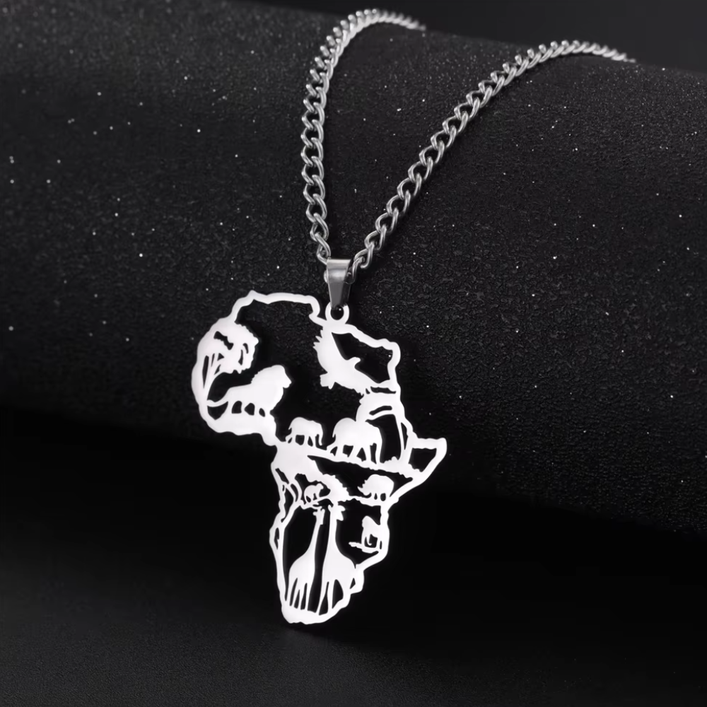 Collier Afrique Argent