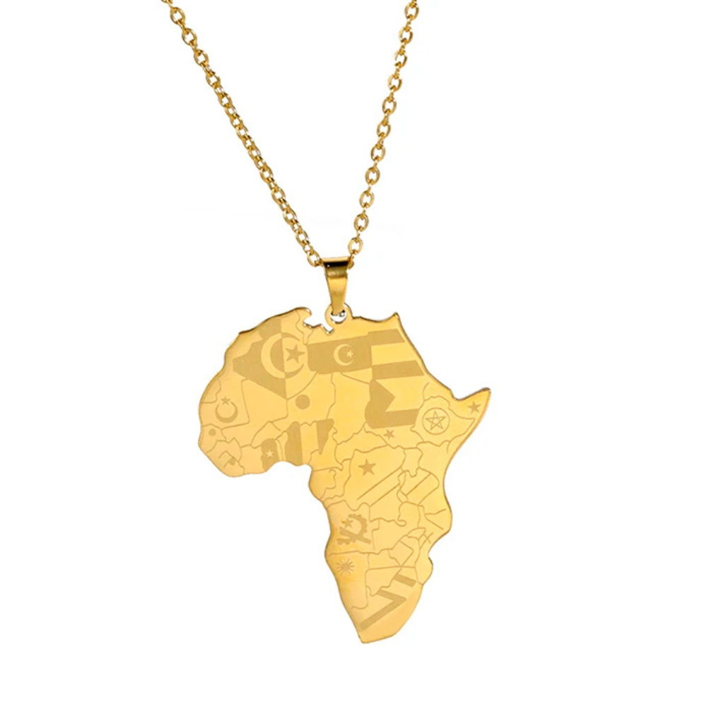 Collier Afrique Drapeau