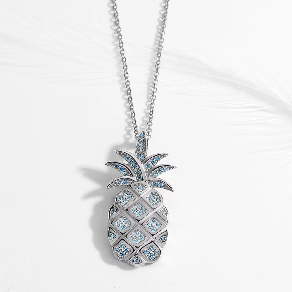 Collier Ananas Strass