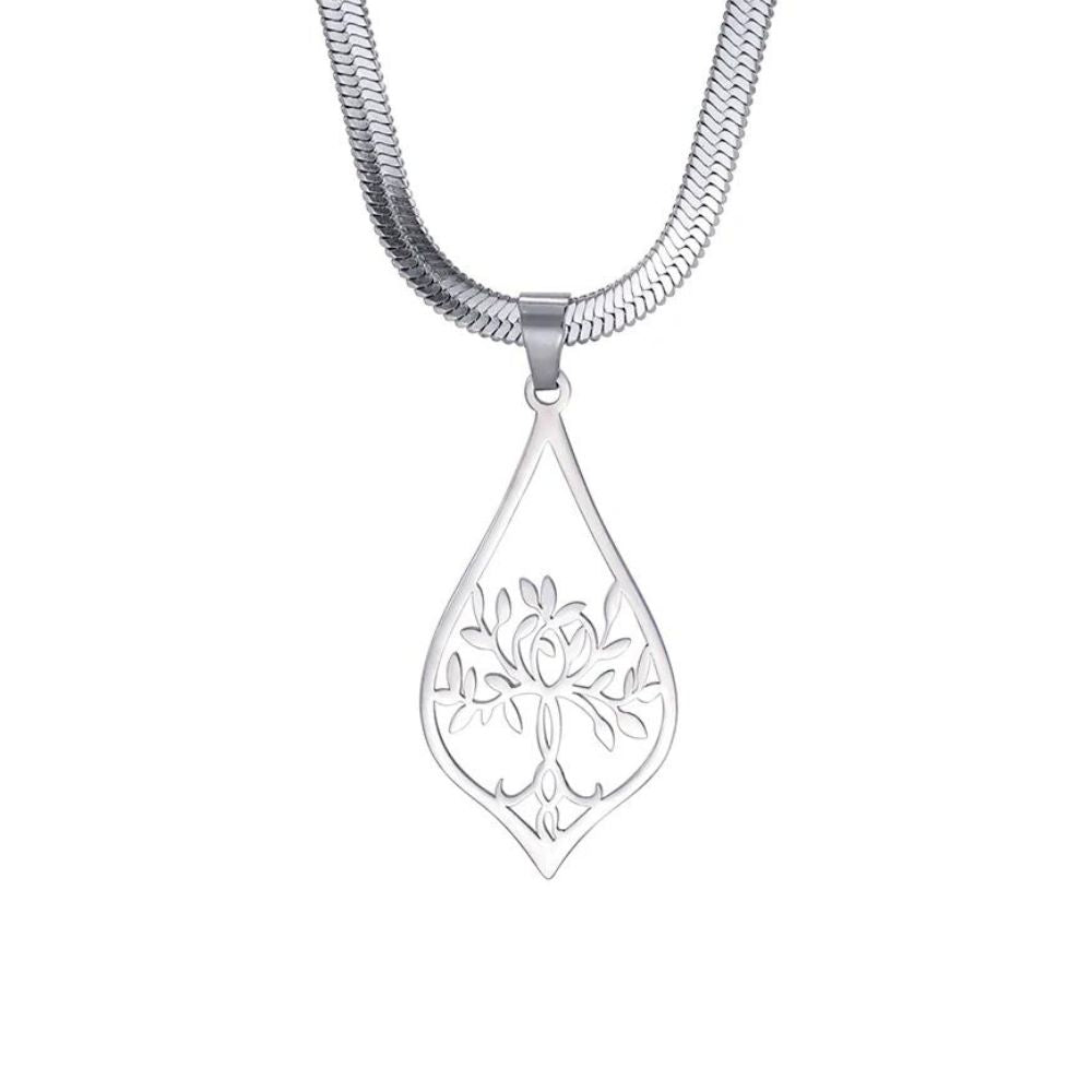 Collier Arbre de Vie Acier