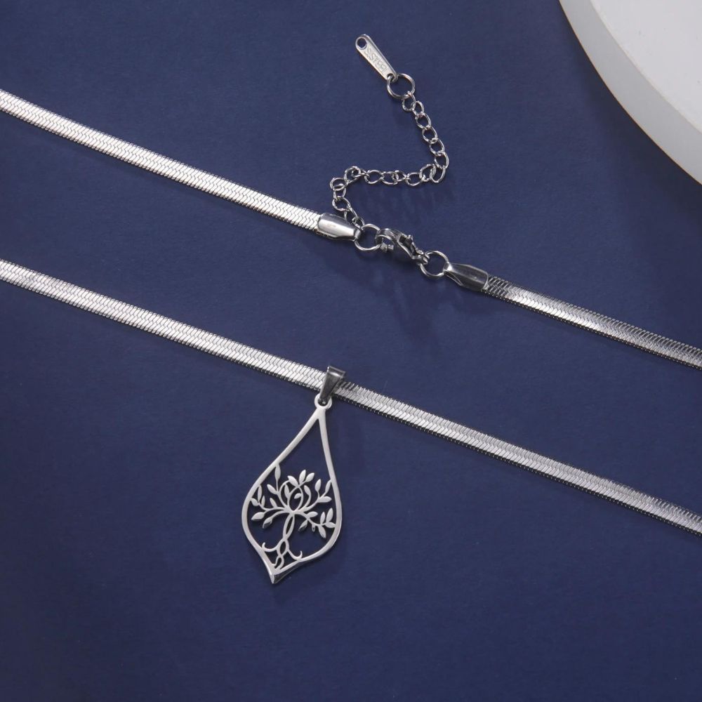 Collier Arbre de Vie Acier