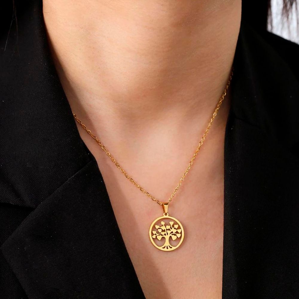 Collier Arbre de Vie Amour Métal