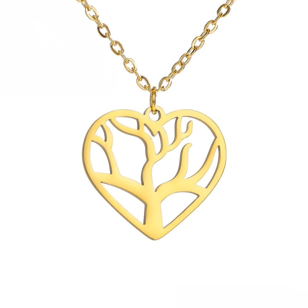 Collier Arbre de Vie Coeur