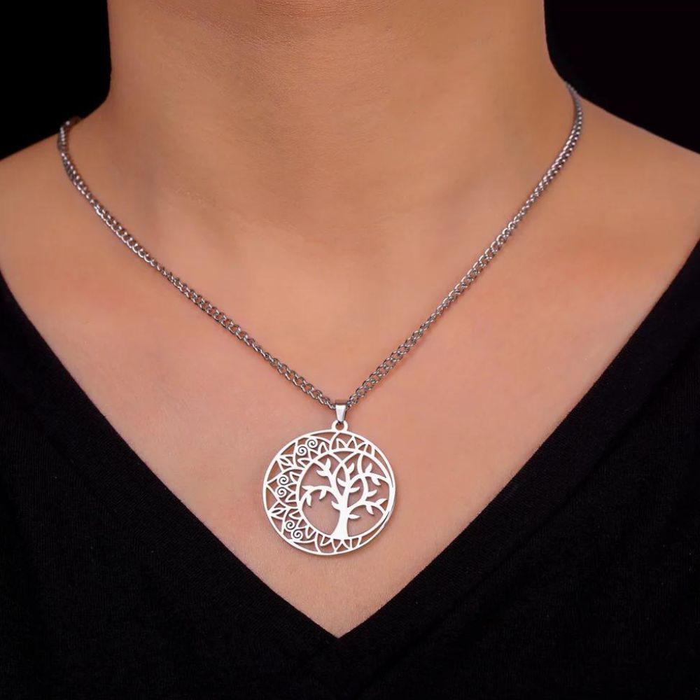 Collier Arbre de Vie Design Argent