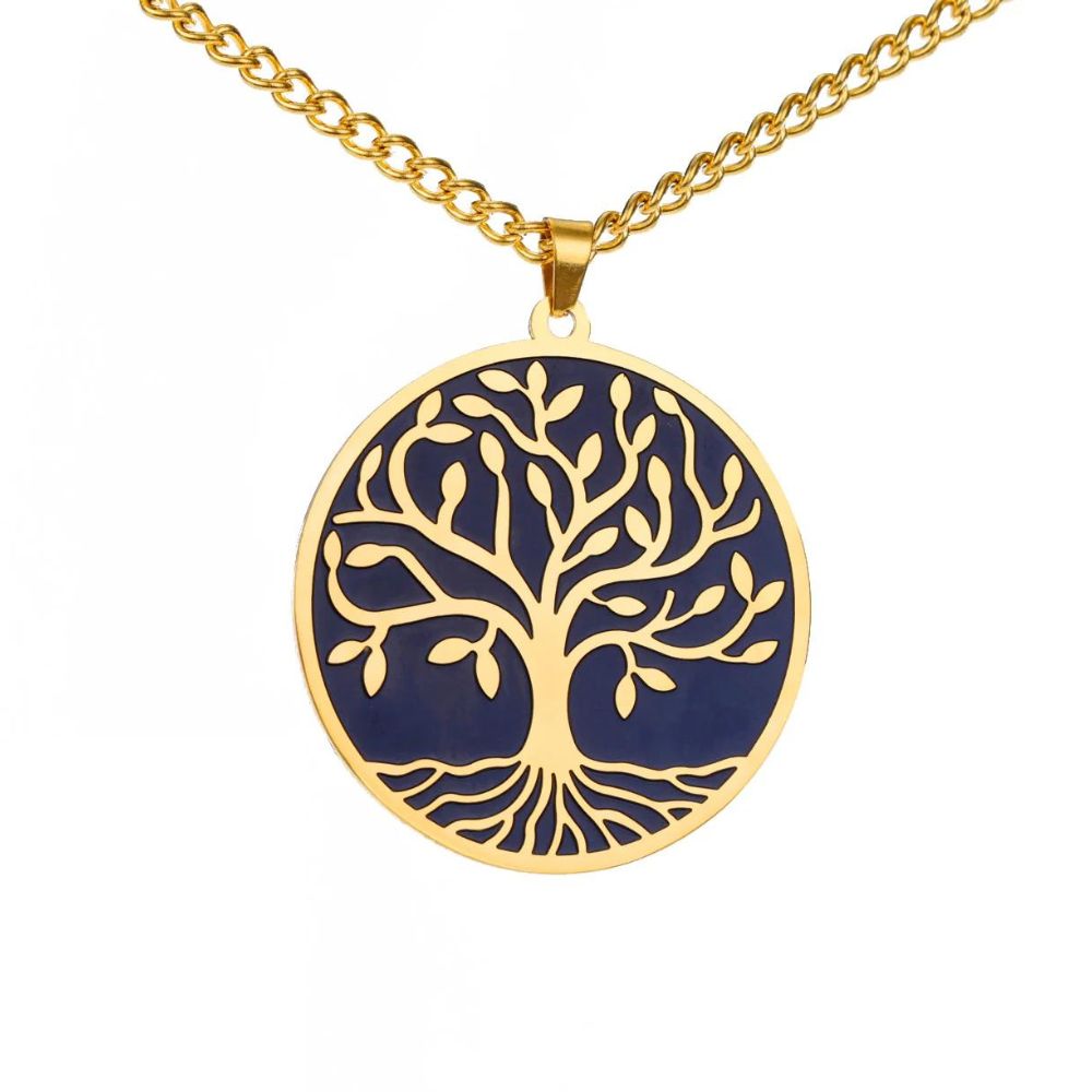 Collier Arbre de Vie Noir