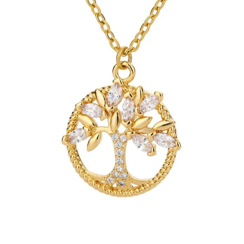 Collier Arbre de Vie Or Diamant