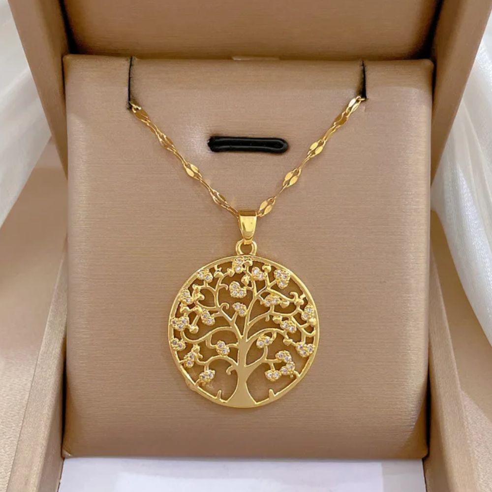 Collier Arbre de Vie Or Jaune