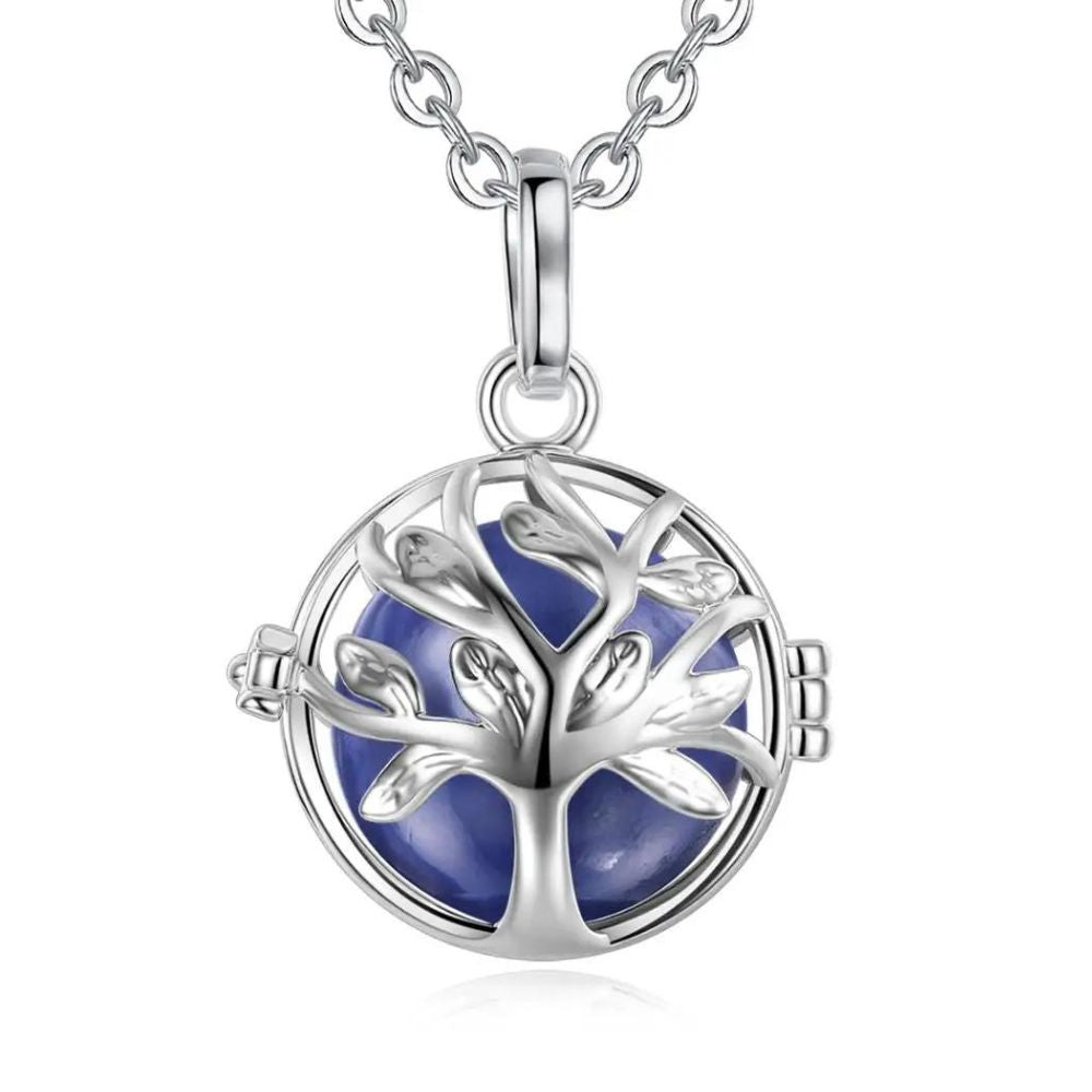 Collier Arbre de Vie Pouvoir Violet