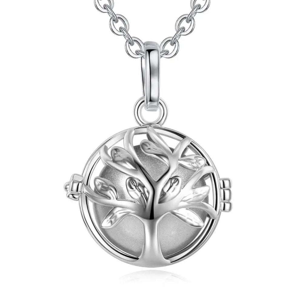 Collier Arbre de Vie Pouvoir Gris