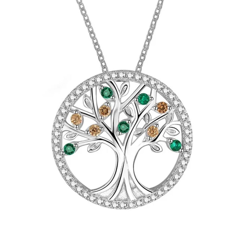 Collier Arbre de Vie Scintillant