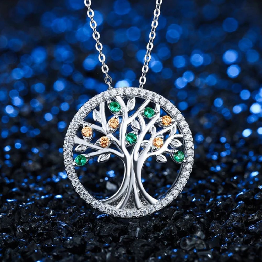 Collier Arbre de Vie Scintillant