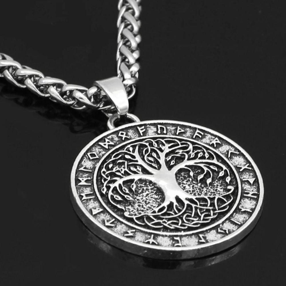 Collier Arbre de Vie Viking Métal