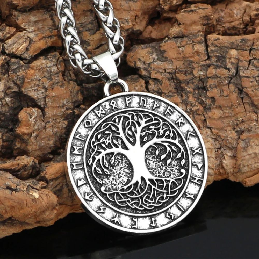 Collier Arbre de Vie Viking Argent