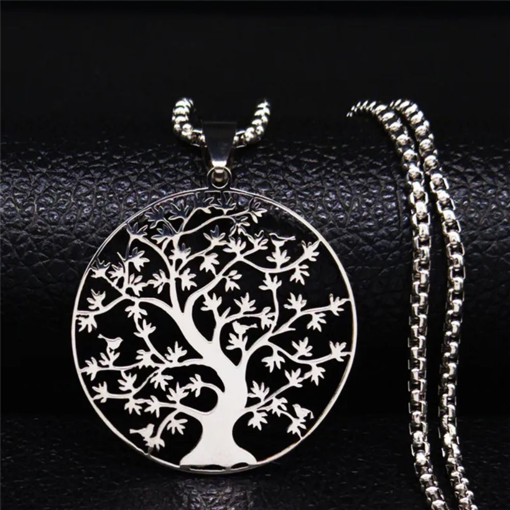 Collier Arbre Médaillon