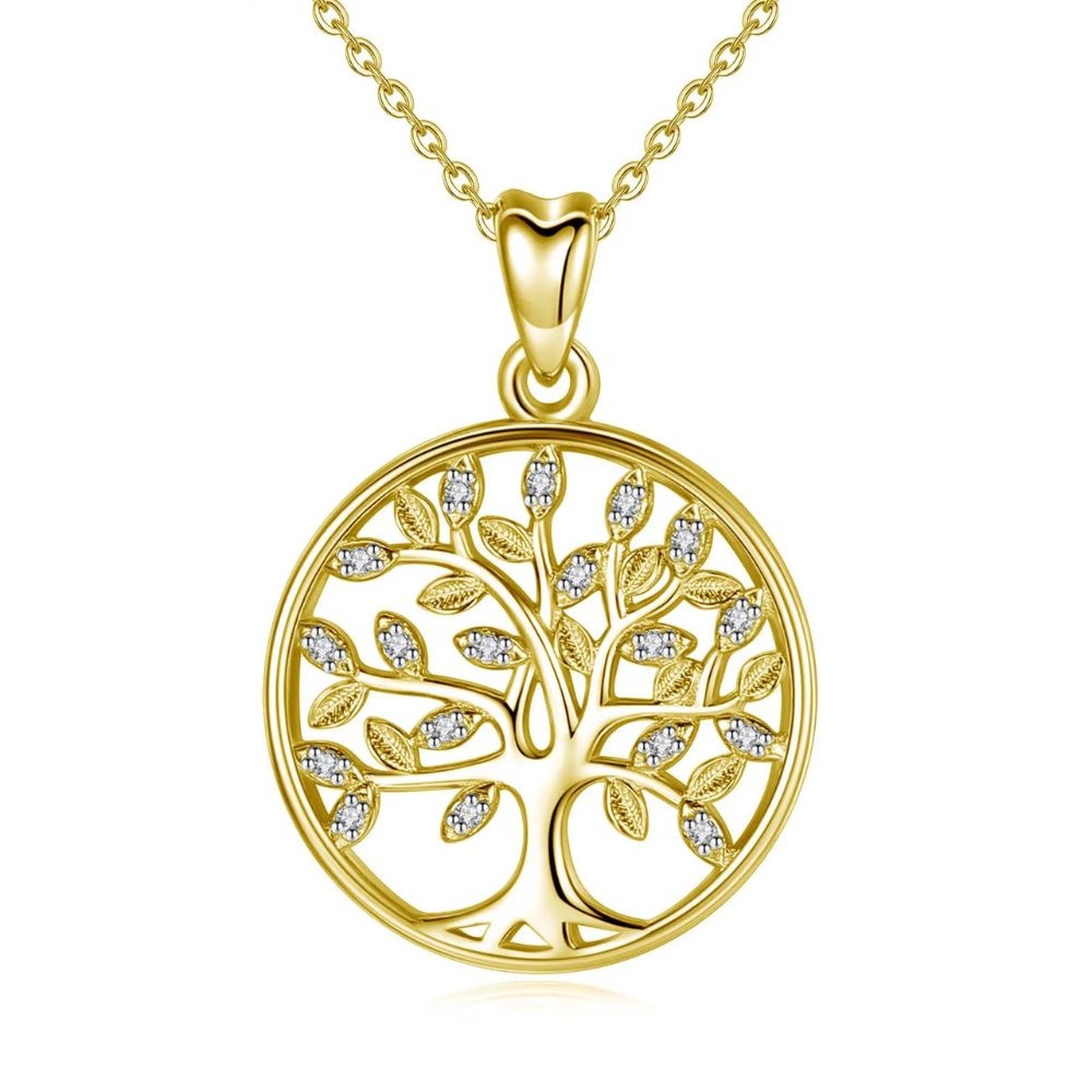 Collier Arbre de Vie Doré