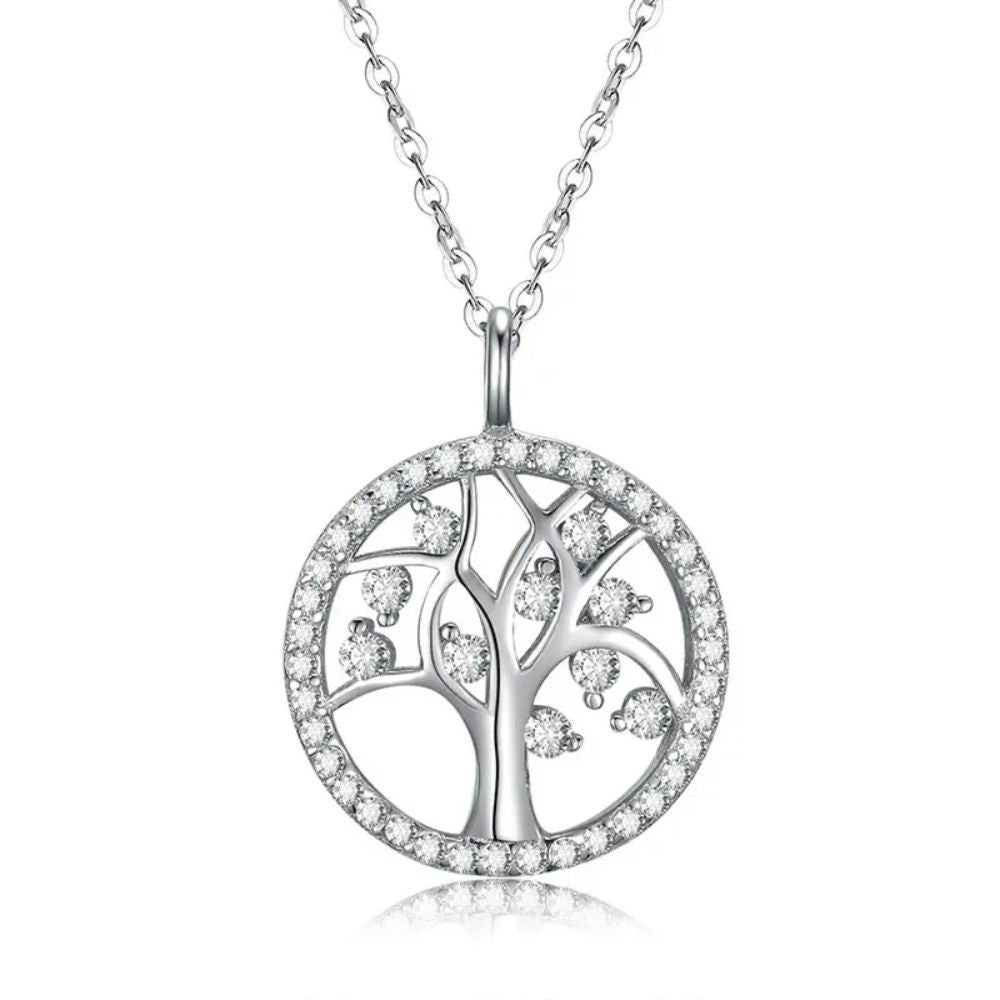 Collier Arbre Diamants