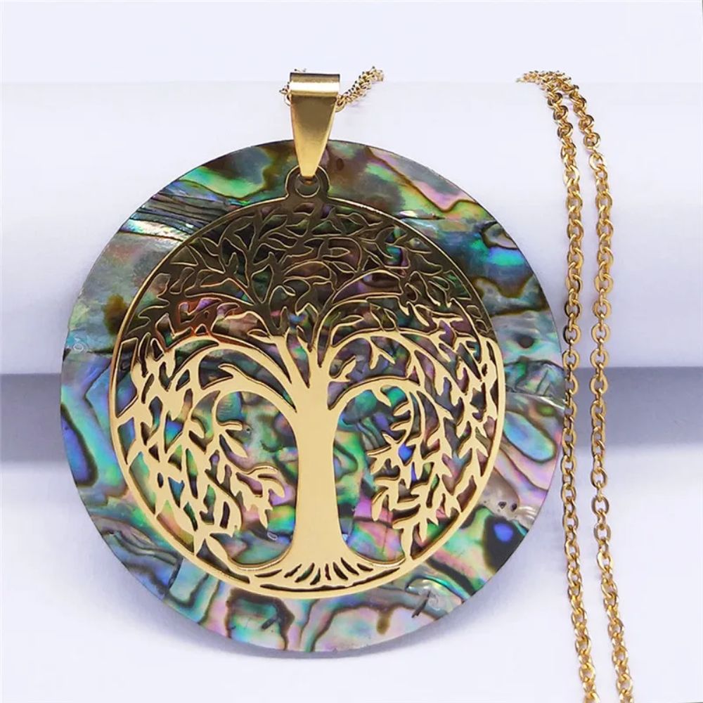 Collier Arbre de Vie Coloré