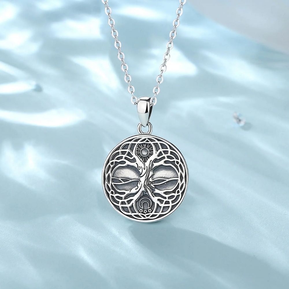 Collier Médaille Arbre homme