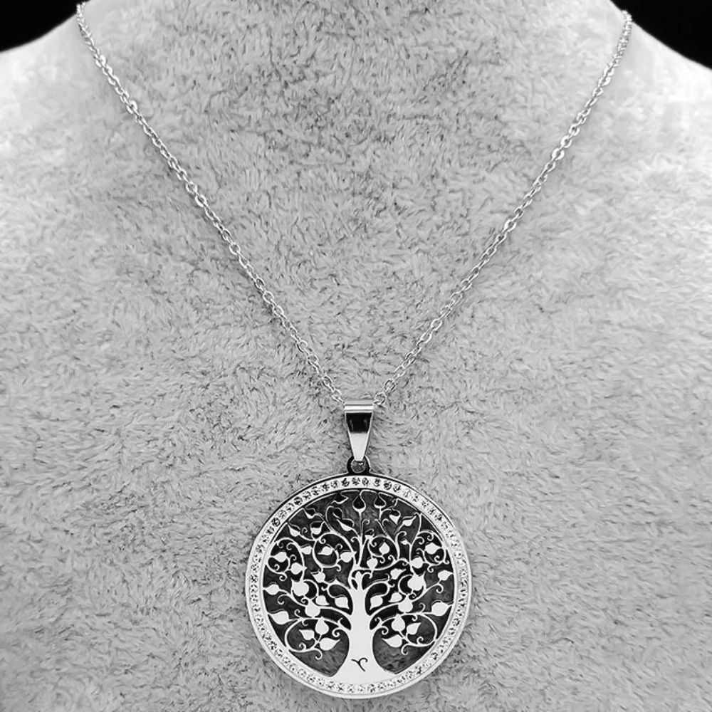 Collier Arbre et diamants