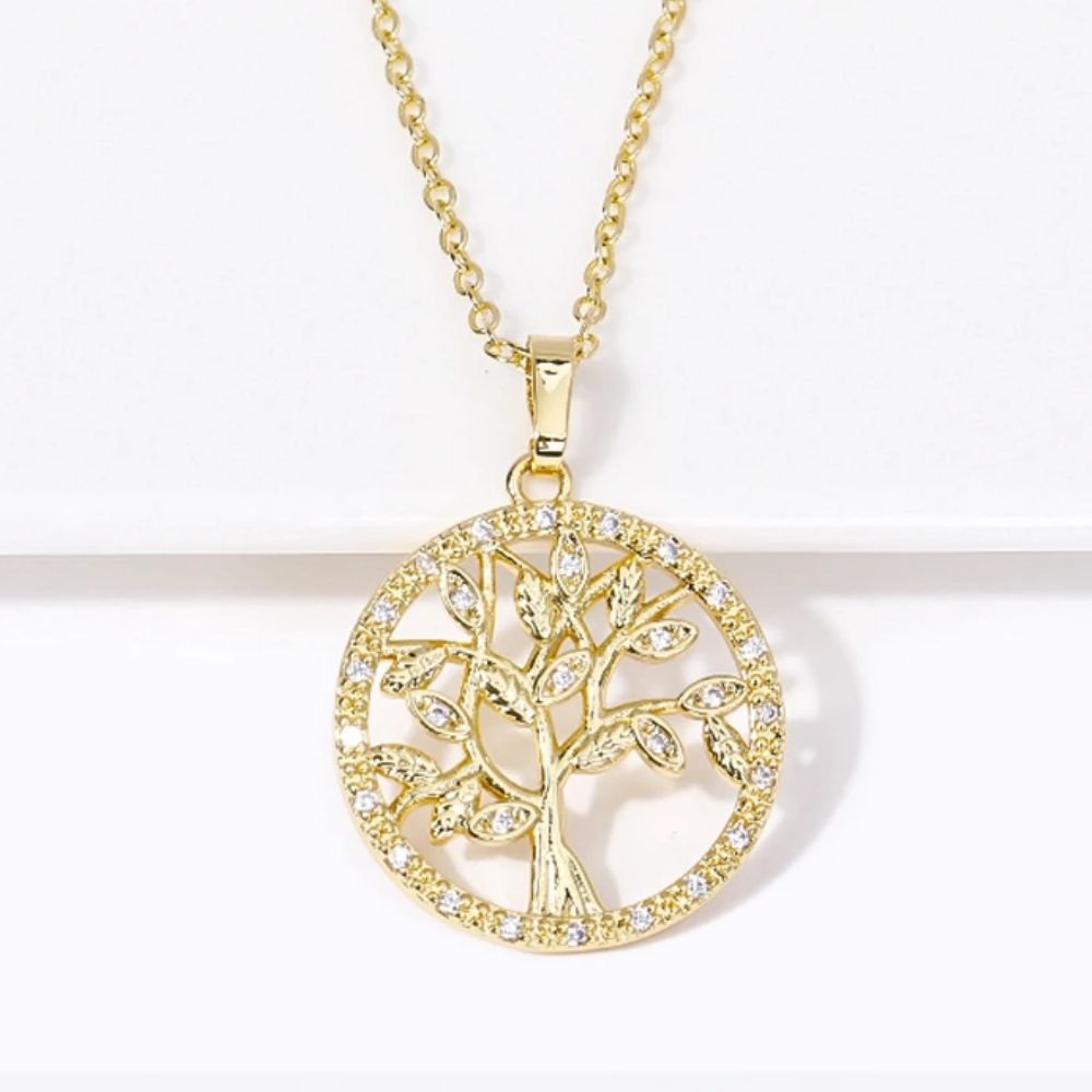 Collier Arbre en Or