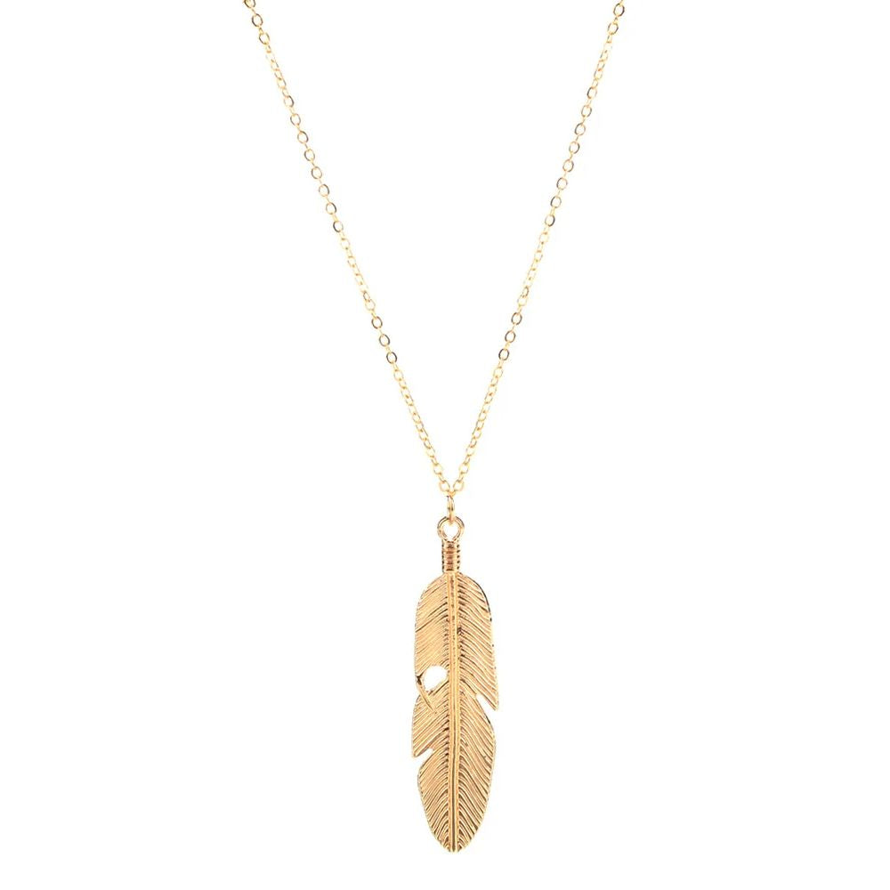 Collier avec Plume