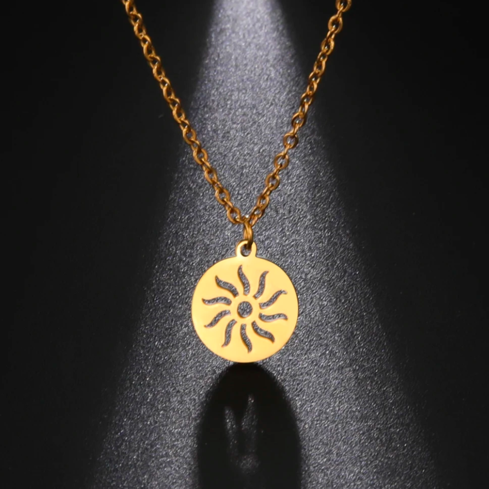 Collier Soleil Acier