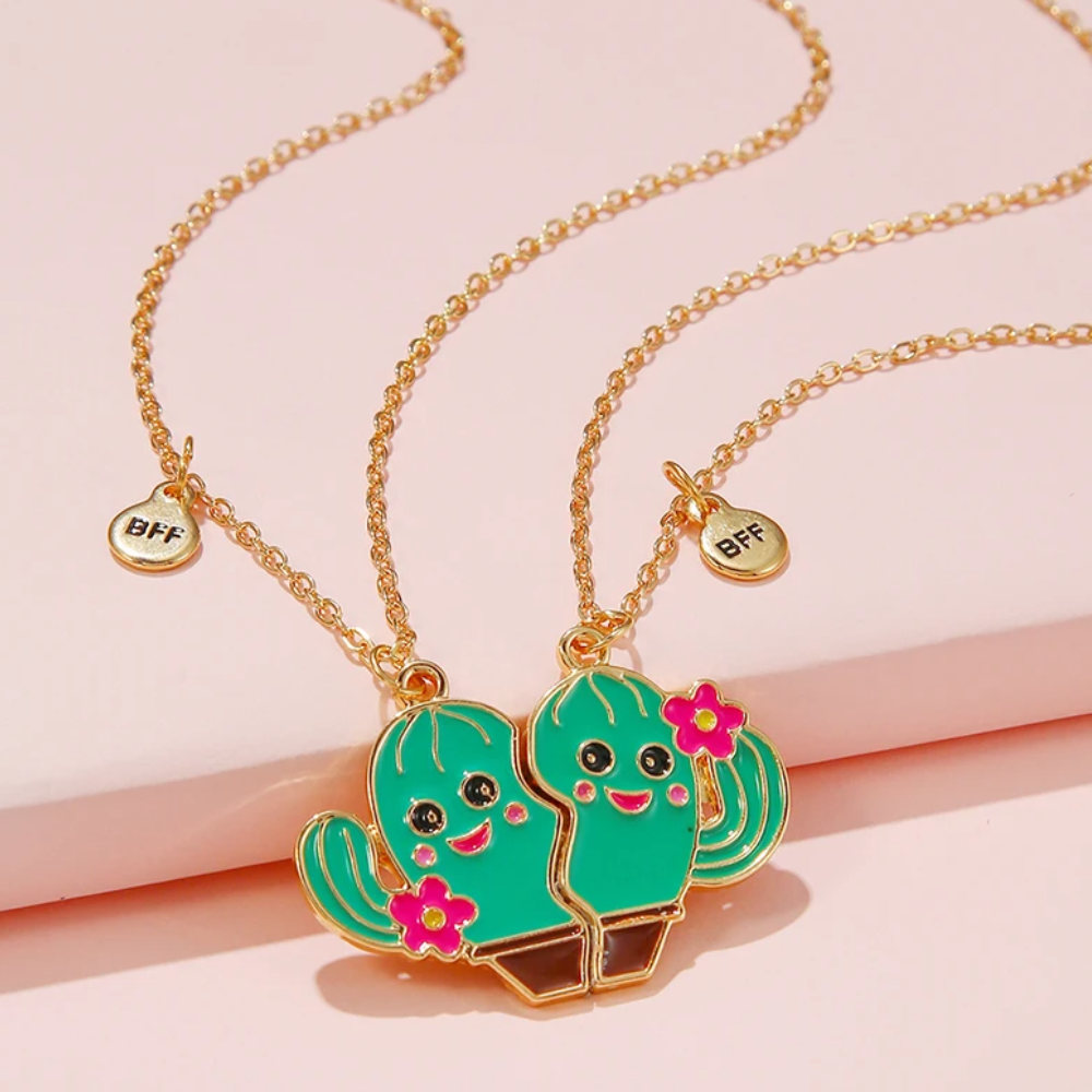 Collier Cactus BFF