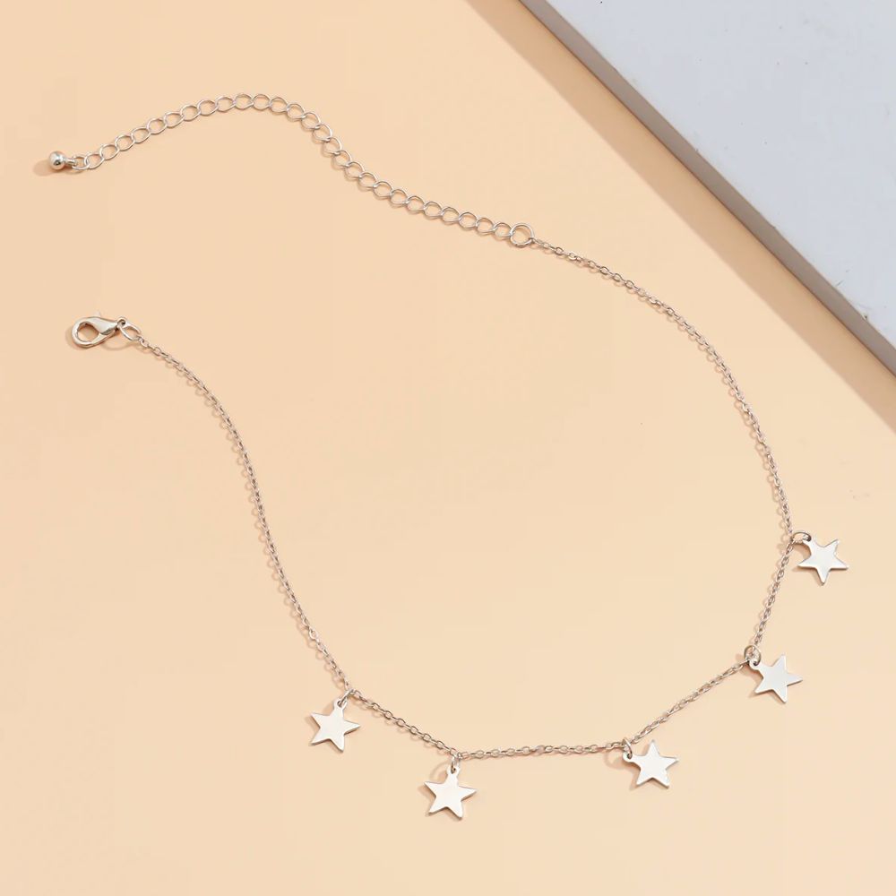 Collier Étoiles Argent