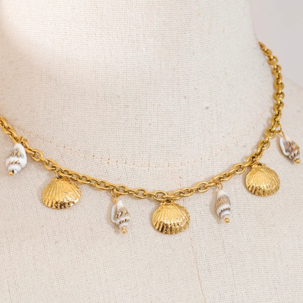 Collier Breloque Coquillage pas cher