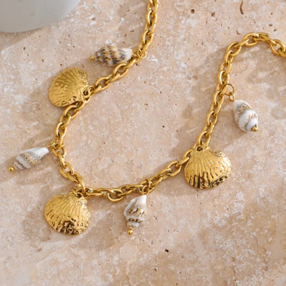 Collier Breloque Coquillage pas cher