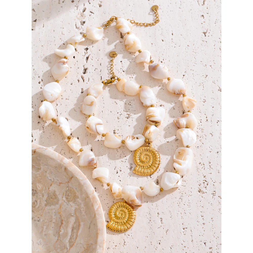 Collier Coquillage Été pas cher
