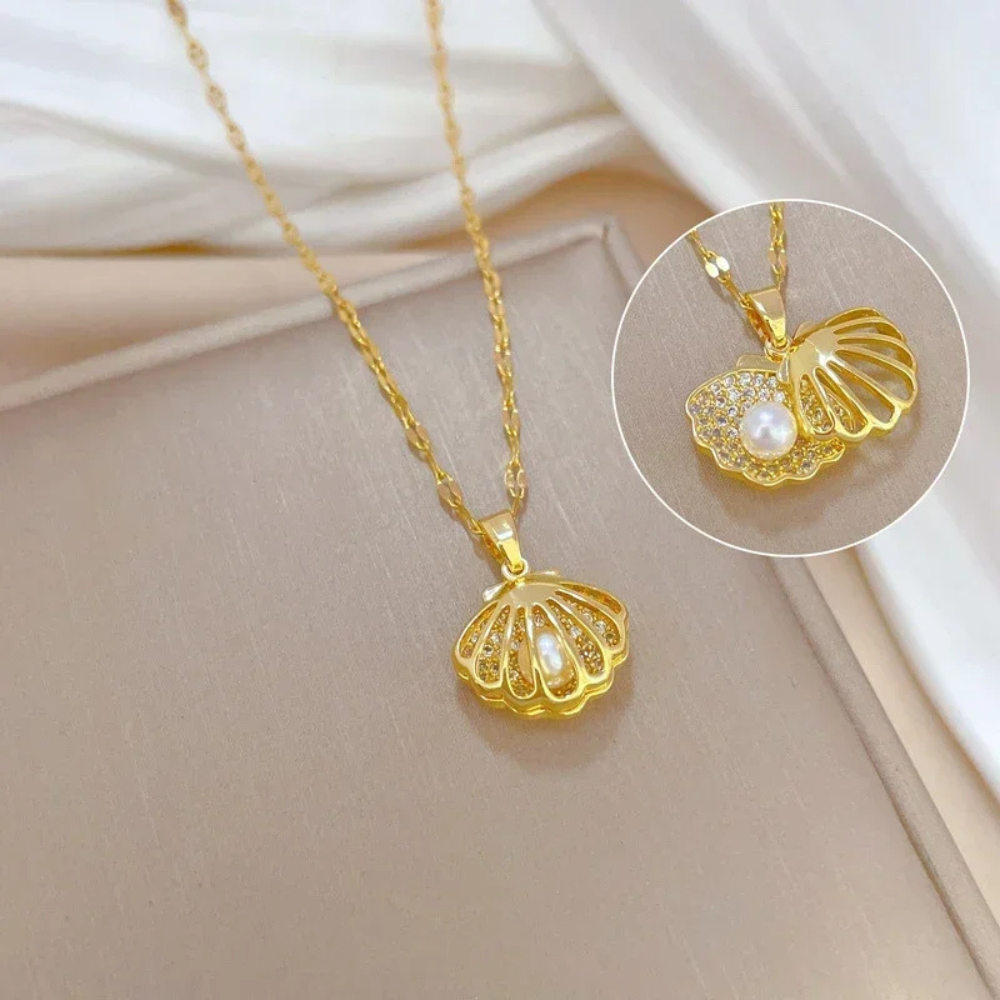 Collier Coquillage Saint Jacques pas cher