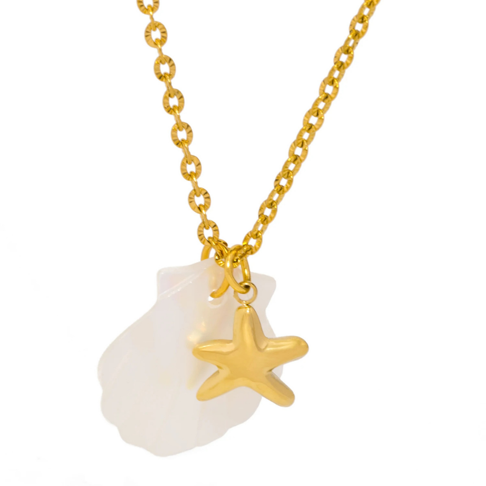 Collier Coquillage Nacre pas cher