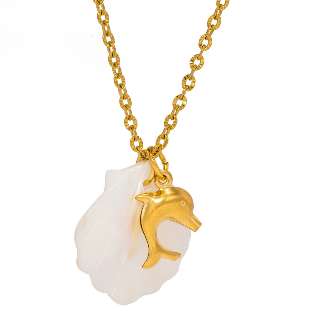 Collier pendentif Coquillage Nacre