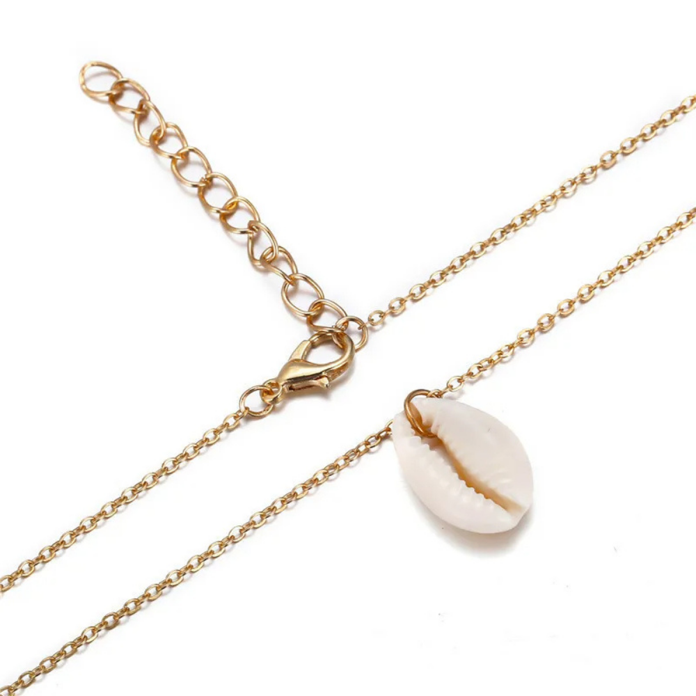 Collier Breloque Coquillage Cauris pas cher