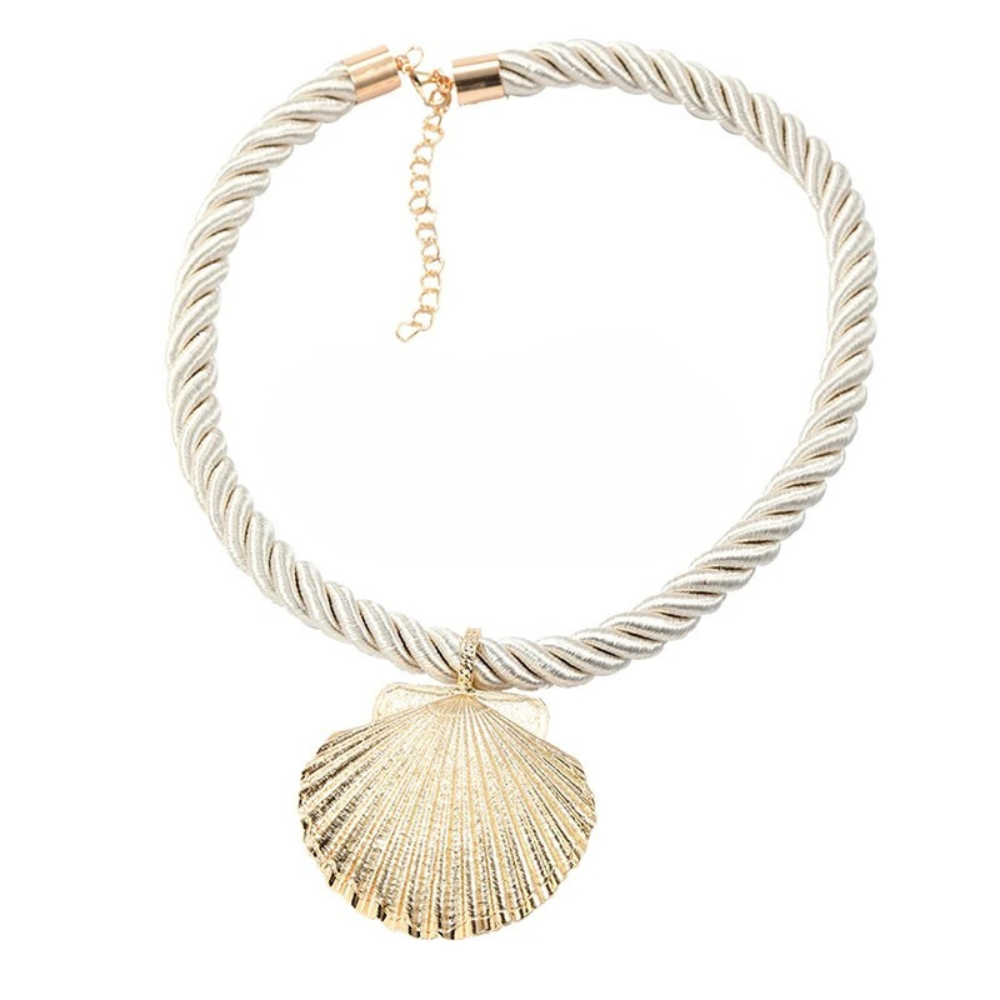 Collier Corde Coquillage