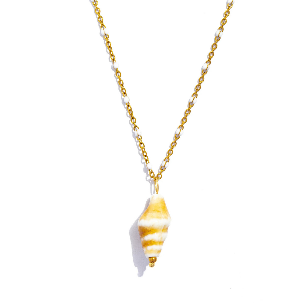 Collier Coquillage Cône tendance