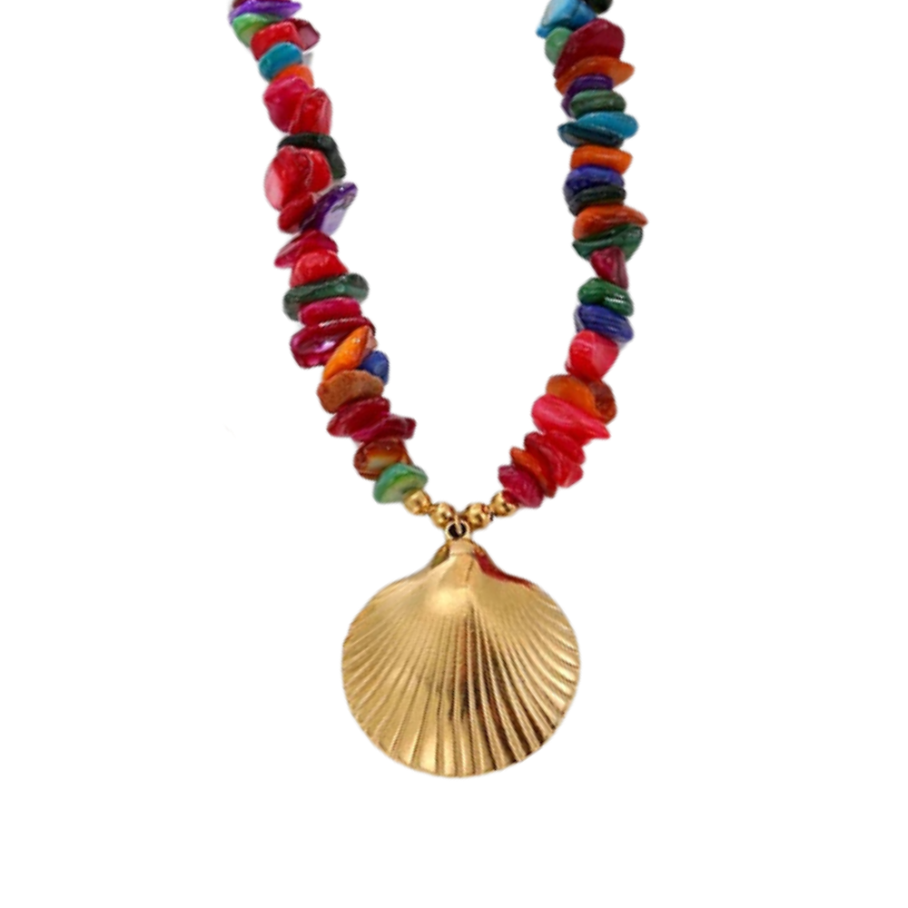 Collier Pendentif Gros Coquillage