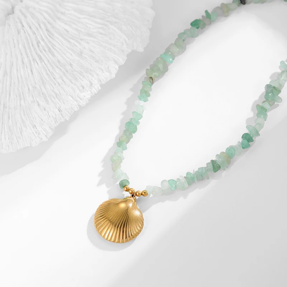 Collier Pendentif Gros Coquillage pas cher