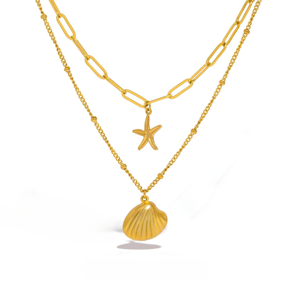 Deux Colliers Coquillage