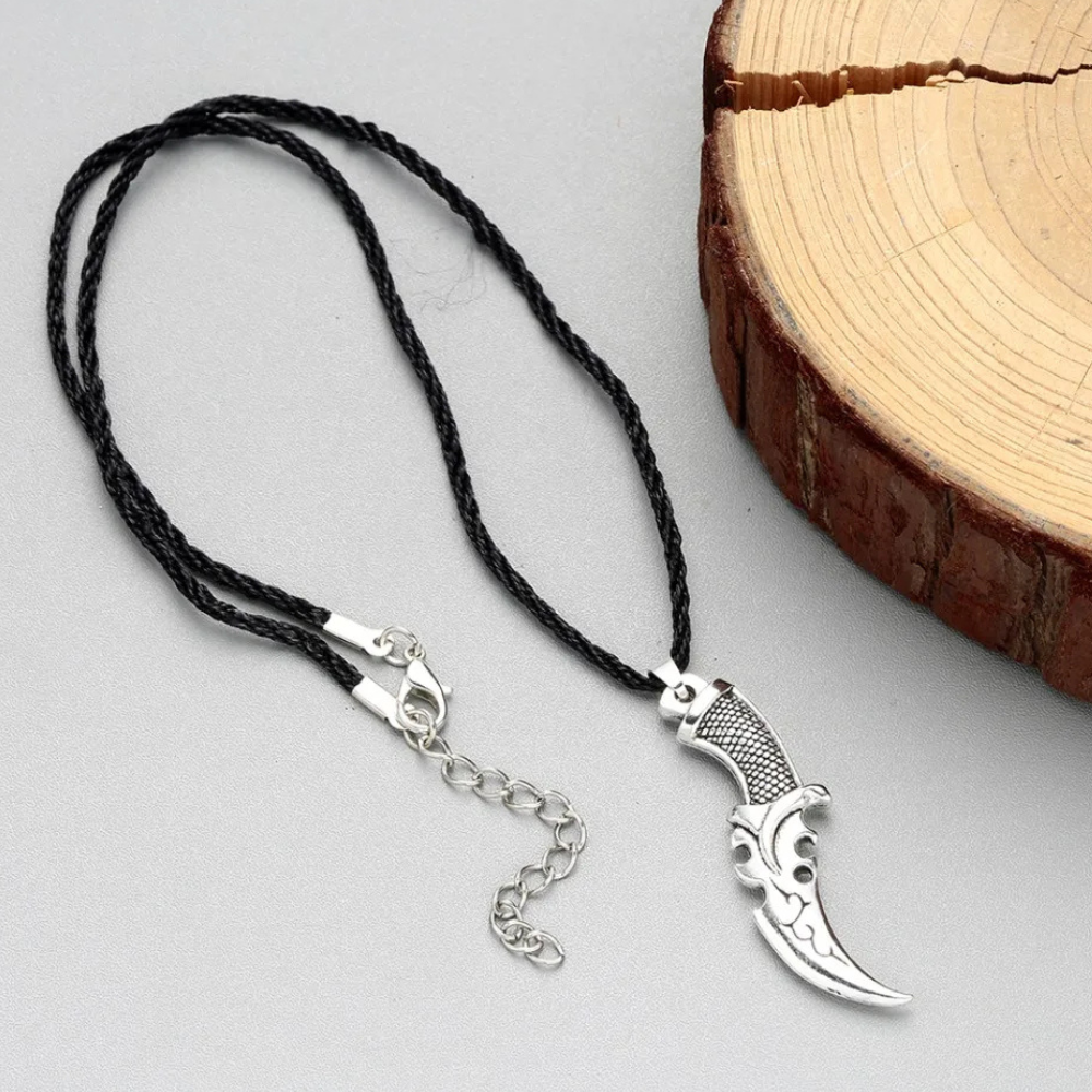 Collier Couteau Viking Argent