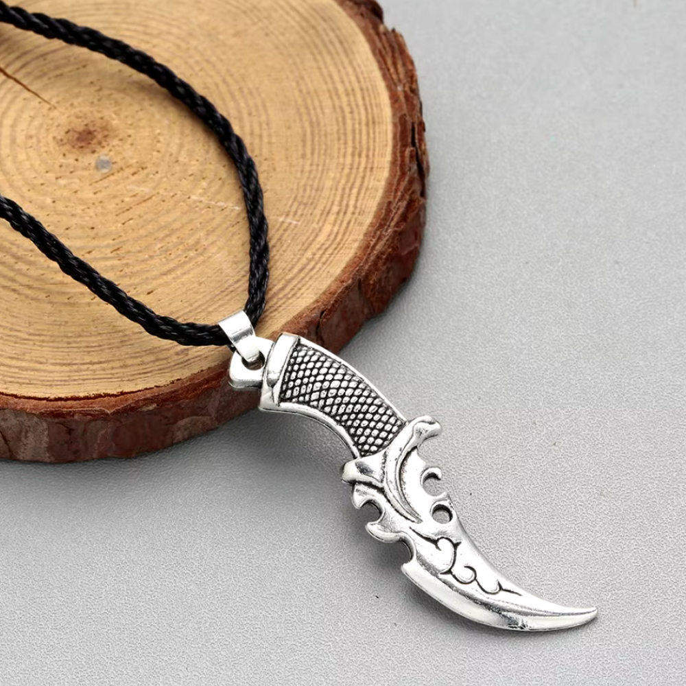 Collier Couteau Viking Métal