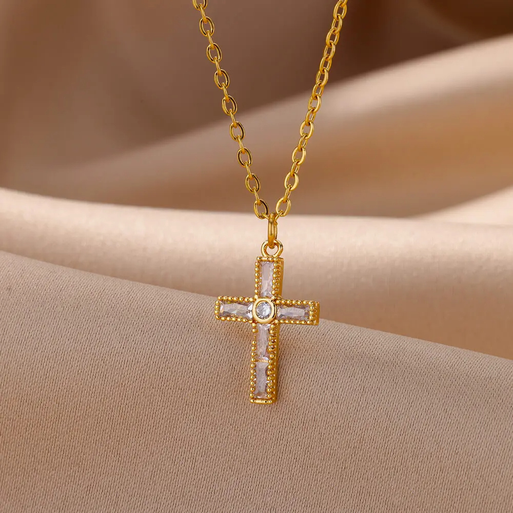 Collier Croix Minimaliste pas cher