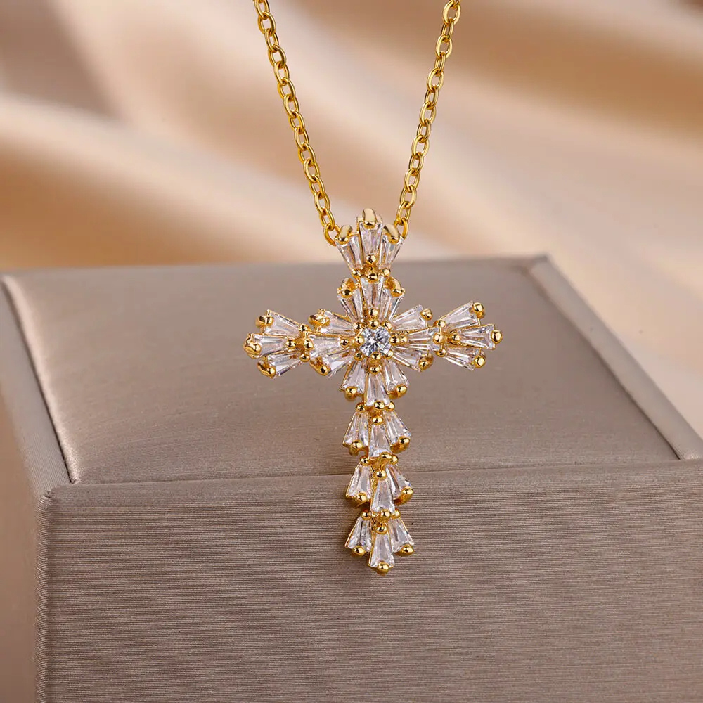 Collier Croix Religieuse pas cher