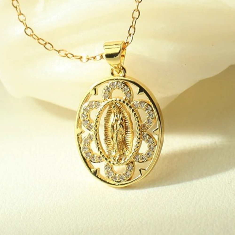 Collier Vierge Marie Luxe pas cher